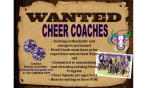 CHEER COACH WANTED 